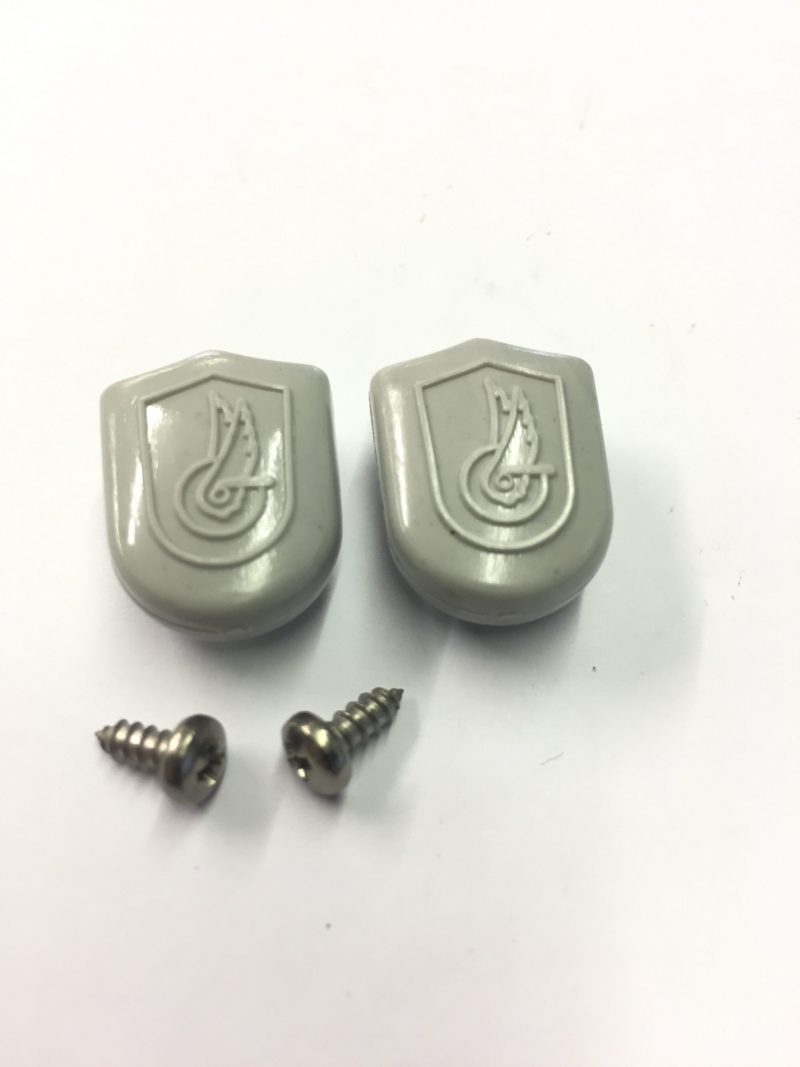 campag toe strap buttons ( light grey )